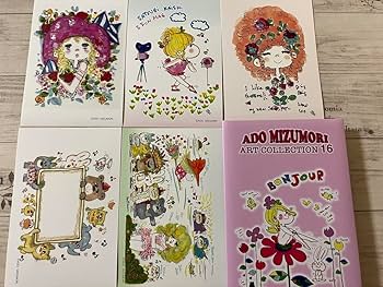 【中古】 水森亜土ポストカードＢＯＯＫ/宝島社/水森亜土 水森亜土 ポストカード 赤 文具